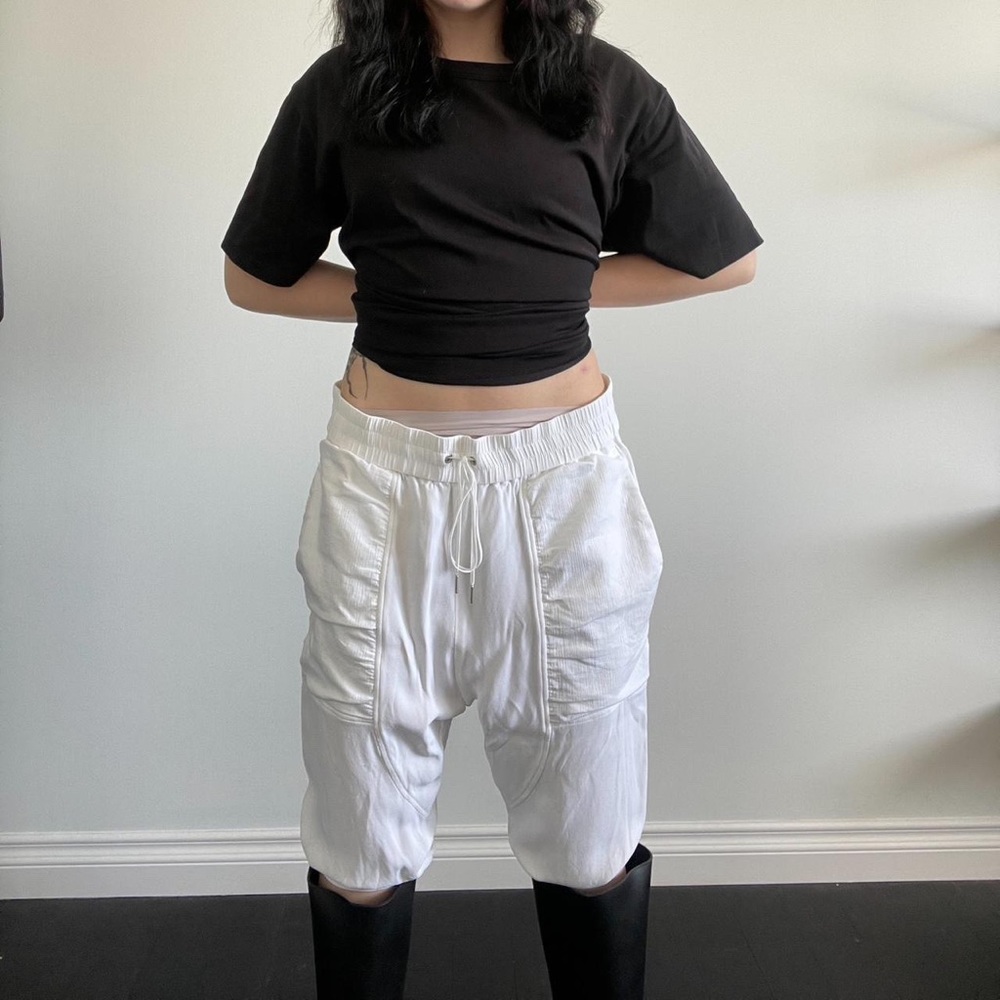 Helmut lang drop crotch pants
